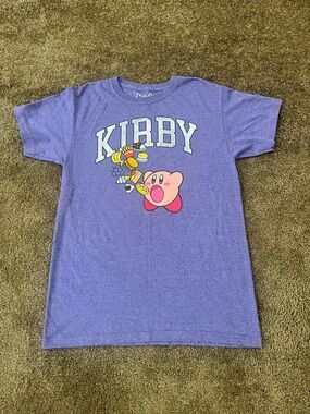 Official Nintendo Kirby Men’s T-Shirt Purple Size Small S
